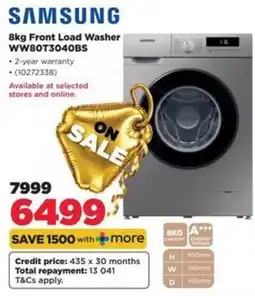 HiFi Corp Samsung 8kg Front Load Washer offer