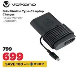 HiFi Corp Volkano Brio Slimline Type-C Laptop Charger offer