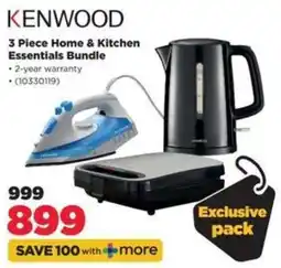 HiFi Corp KENWOOD 3 Piece Home & Kitchen Essentials Bundle offer