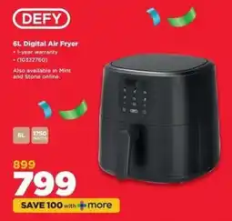 HiFi Corp DEFY 6L Digital Air Fryer offer