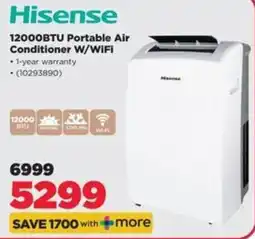 HiFi Corp Hisense 12000BTU Portable Air Conditioner W/WiFi offer