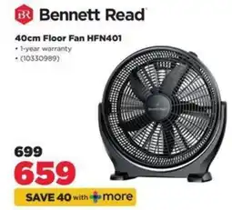 HiFi Corp Bennett Read 40cm Floor Fan HFN401 offer