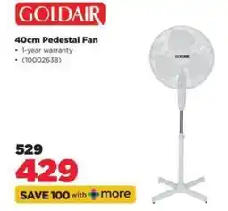 HiFi Corp GOLDAIR 40cm Pedestal Fan offer