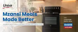 OK Furniture Univa - 4 solid plate electric stove offer