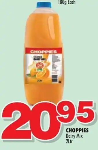 Elite Cash & Carry Choppies Dairy Mix 2Ltr offer