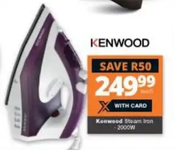 Checkers Kenwood Steam Iron 2000W offer