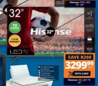 Checkers Hisense HD LED TV 32" offer