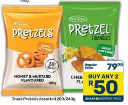 Pick n Pay Truda Pretzels Assorted 200/240g offer