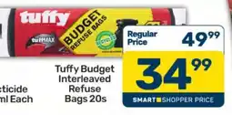 Pick n Pay Tuffy Budget Interleaved Refuse Bags 20s offer