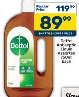 Pick n Pay Dettol Antiseptic Liquid Assorted-750ml Each offer