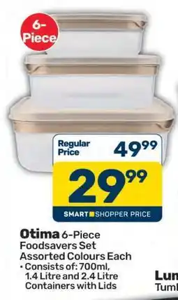 Pick n Pay Otima 6-Piece Foodsavers Set offer