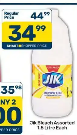 Pick n Pay Jik Bleach Assorted 1.5 Litre Each offer