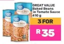 Game Great Value Baked Beans in Tomato Sauce offer