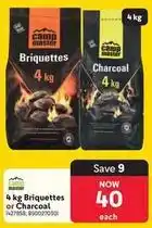 Makro Camp master - 4 kg briquettes or charcoal (427858 850027030) offer