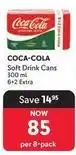 Makro Coca cola - soft drink cans offer