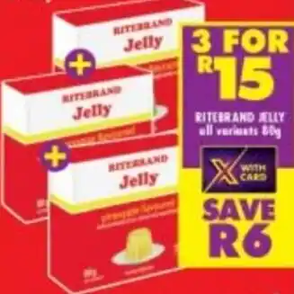 Shoprite Ritebrand Jelly All Variants 3x80g offer