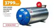 BUCO 100L Haier Valueline Geyser offer