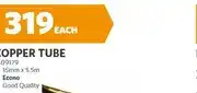 BUCO Copper Tube 15mm x 5.5m Econo offer