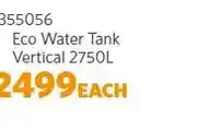 BUCO Eco Water Tank Vertical 2750L offer
