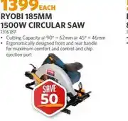 BUCO Ryobi 185mm 1500W Circular Saw offer
