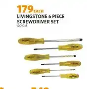 BUCO Livingstone 6 Piece Screwdriver Set offer