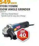 BUCO Ryobi 115mm 850W Angle Grinder offer