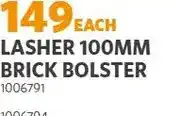 BUCO Lasher 100mm Brick Bolster offer