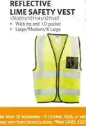 BUCO Reflective Lime Safety Vest offer