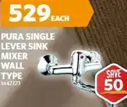 BUCO Pura Single Lever Sink Mixer Wall Type offer