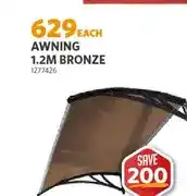 BUCO Awning 1.2M Bronze offer