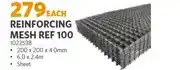 BUCO Reinforcing Mesh Ref 100 6.0 x 2.4m Sheet offer