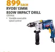 Ryobi 13mm 850W Impact Drill