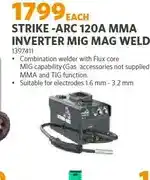 BUCO Strike-Arc 120A MMA Inverter Mig Mag Welder offer