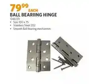 BUCO Ball Bearing Hinge 100 x 75 Stainless Steel 202 offer