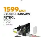 BUCO Ryobi Chainsaw Petrol 40CC 2 Stroke offer