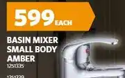 Basin Mixer Small Body Amber