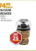 BUCO Vacuum Breaker 22mm AD-VB-22mm offer