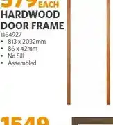 BUCO Hardwood Door Frame 813 x 2032mm offer