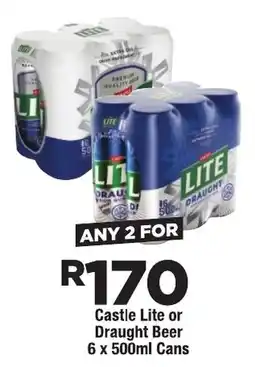OK Liquor Castle Lite Draught Beer offer