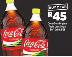 OK Liquor Coca-Cola Original Taste Less Sugar Soft Drink PET offer