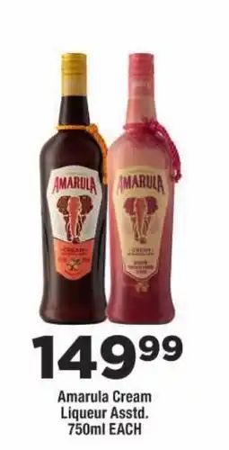 OK Liquor Amarula Cream Liqueur Assorted offer