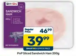 Pick n Pay Hypermarket PnP Sliced Sandwich Ham offer