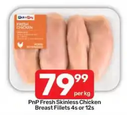 Pick n Pay Hypermarket PnP Fresh Skinless Chicken Breast Fillets offer
