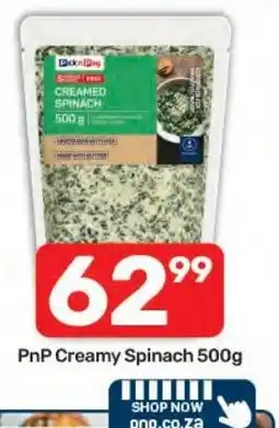 Pick n Pay Hypermarket PnP Creamy Spinach offer