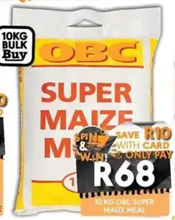 OBC Meat & Chicken OBC Super Maize Meal offer