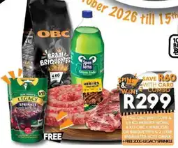 OBC Meat & Chicken OBC Braai Briquettes offer