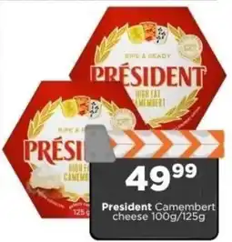 Check Star President Camembert cheese offer