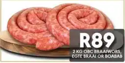 OBC Meat & Chicken OBC Braaiwors offer