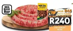OBC Meat & Chicken Heroes Wors offer