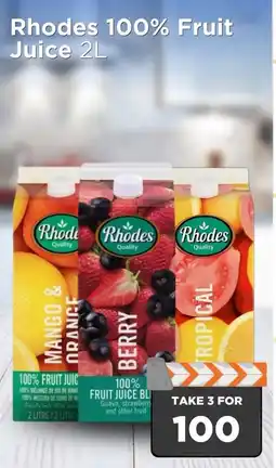 Check Star Rhodes 100% Fruit Juice offer